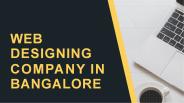 web designing companies in bangalore
