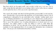 criminal record check