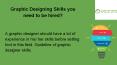 Graphic Designing Skills you need to be hired? PowerPoint PPT Presentation