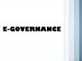 E-Governance Solutions PowerPoint PPT Presentation