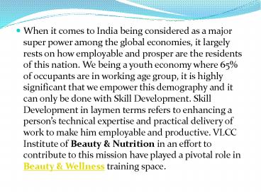 Why you should shape your career in the field of Nutrition ?