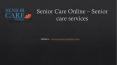Seniorcareonline (3) PowerPoint PPT Presentation