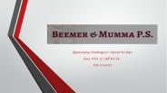 L&I Spokane Washington | Beemer & Mumma P.S. | Testimonials