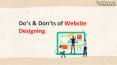 Do’s & Don’ts of Website Designing PowerPoint PPT Presentation