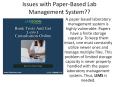 Upgrade to LIMS from Paper-Based Lab Management System?? PowerPoint PPT Presentation