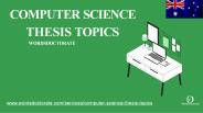 Computer Science Thesis Topics - Words Doctorate