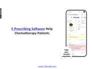 E-Prescribing Software Help Chemotherapy Patients