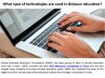 In distance learning what technologies is used? PowerPoint PPT Presentation