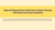 Bajaj finance fixed deposit rates 2021