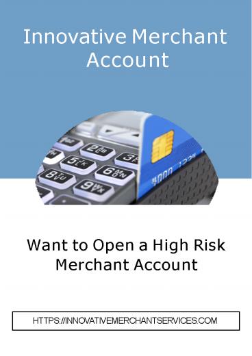 Internet Merchant Accounts