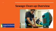 Sewage Clean-up Overview