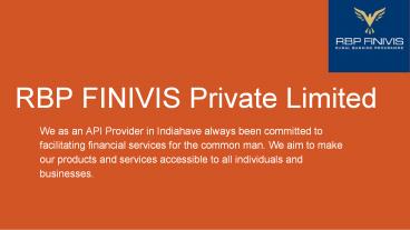 API Provider in India RBP