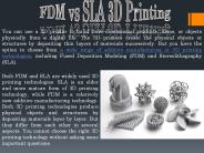 FDM vs SLA 3D Printing - Aurum3D
