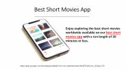 Best Short Movies App
