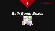 Bath Bomb Box Packaging