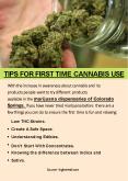 TIPS FOR FIRST TIME CANNABIS USE PowerPoint PPT Presentation