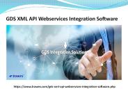 GDS XML API Webservices Integration Software