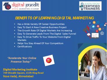 Digital Marketing Course Ahmedabad