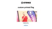 custom printed flag