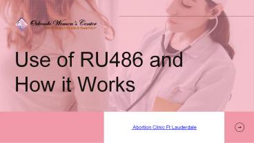 Abortion Clinic Ft Lauderdale