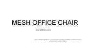 mess office chair