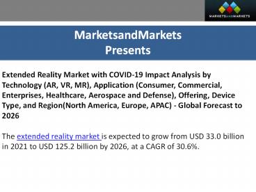 VR devices to account for the largest share of extended reality market