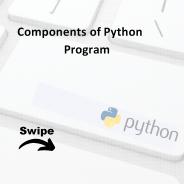 Components of a python program (part 3)