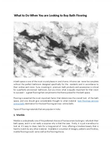 Best Floorings Services Online Delhi - Bathaffair (1)