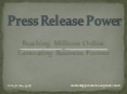 Press Release Power PowerPoint PPT Presentation