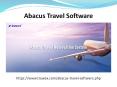 Abacus Travel Software PowerPoint PPT Presentation