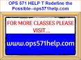 OPS 571 HELP T Redefine the Possible--ops571help.com PowerPoint PPT Presentation