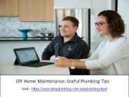 DIY Home Maintenance Useful Plumbing Tips
