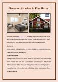 Places to visit when in Pine Haven! PowerPoint PPT Presentation