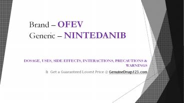 OFEV Capsule: Patients Prescribing Information