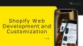 Shopify Web Development and Customization