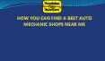 Auto Mechanic Shops Near Washington | Precision Tune Auto Care (1) PowerPoint PPT Presentation