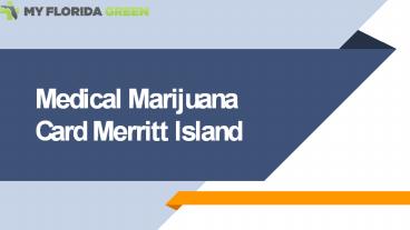 Medical Marijuana Card Merritt Island
