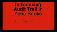 Zoho Books - Trigya Innovation