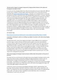 Advanced Packaging Technologies Market  2026