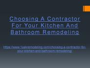 Choosing A Contractor For Your Kitchen And Bathroom Remodeling (1)