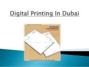 Digital Printing In Dubai – Get High-Quality & Attractive Business Card