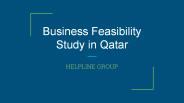 feasibility study in qatar