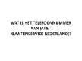 WAT IS HET TELEFOONNUMMER VAN (AT&T KLANTENSERVICE NEDERLAND)? PowerPoint PPT Presentation