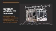 Sunroom Addition for Summers: A Permanent Vacation Spot!