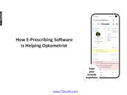 How E Prescribing Software Helps Optometrist?