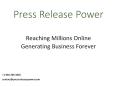 Press Release Power- Press Release Writing PowerPoint PPT Presentation
