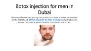botox injection for men in dubai