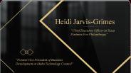 Heidi Jarvis-Grimes - A Highly Collaborative Professional