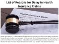 Health Insurance Claim Delays What Causes Them