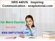 NRS 440VN   Inspiring Communication - snaptutorial.com PowerPoint PPT Presentation
